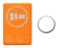 Powerbank Silver Monkey Smart 5 000 mAh MagSafe UltraSlim 3w1 Kosmiczny pomarańcz